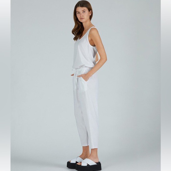 ATM Anthony Thomas Melillo High Torsion Cotton Jersey Tank Jumpsuit - Picture 6 of 7